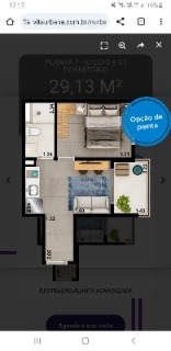 Apartamento à venda com 1 quarto, 27m² - Foto 3