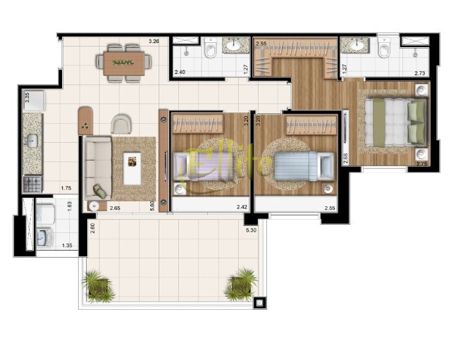 Flat/Apart Hotel à venda com 1 quarto, 48m² - Foto 17