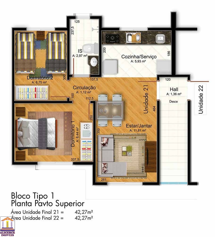 Apartamento à venda com 2 quartos, 42m² - Foto 18