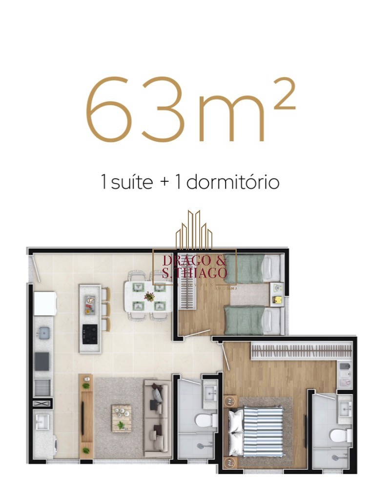 Apartamento à venda com 101 quartos, 63m² - Foto 7