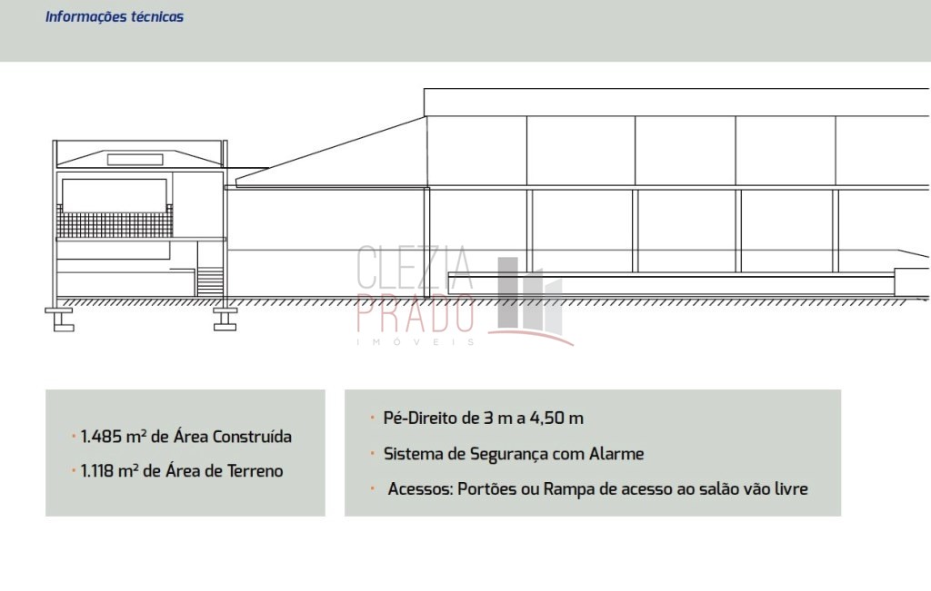 Depósito-Galpão-Armazém para alugar, 1486m² - Foto 2