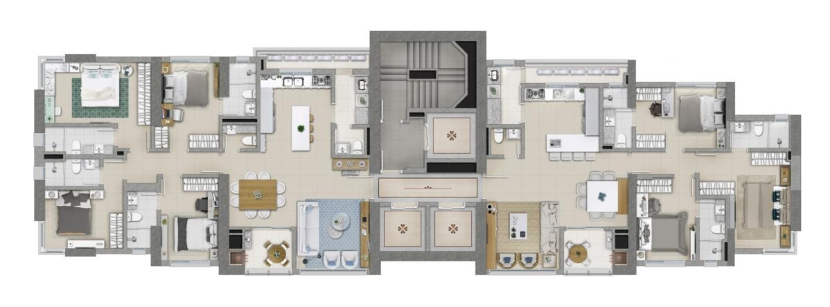 Apartamento à venda com 4 quartos, 123m² - Foto 29