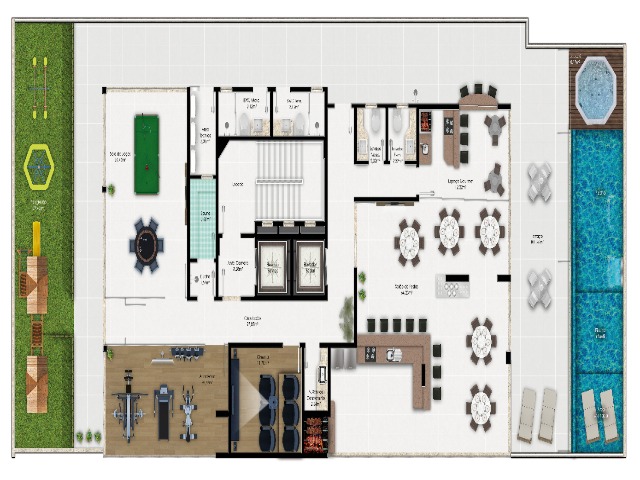 Apartamento à venda com 3 quartos, 118m² - Foto 2