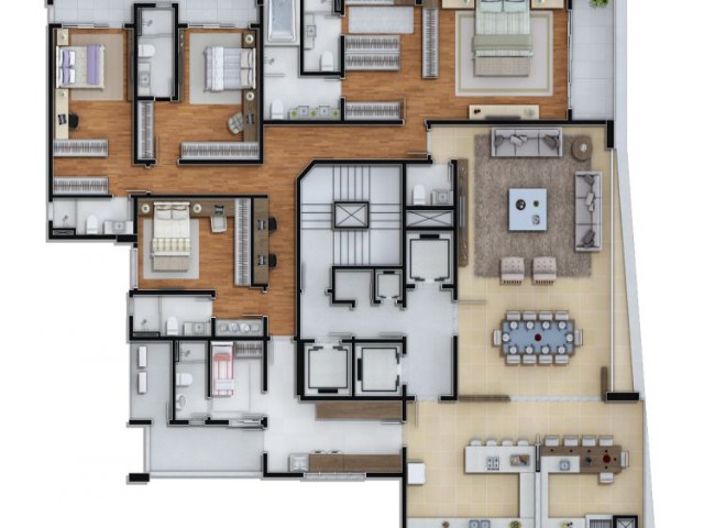 Apartamento à venda com 4 quartos, 322m² - Foto 15