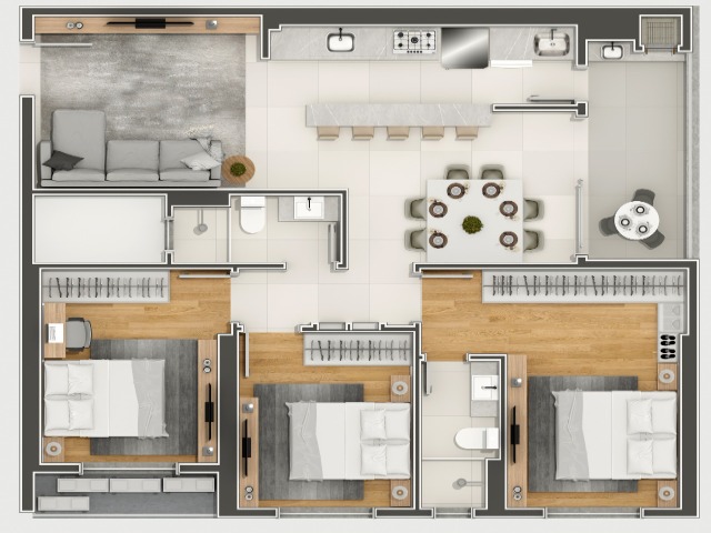 Apartamento à venda com 2 quartos, 73m² - Foto 30