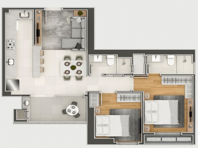 Apartamento à venda com 2 quartos, 73m² - Foto 34