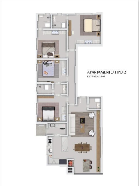 Apartamento à venda com 4 quartos, 136m² - Foto 12