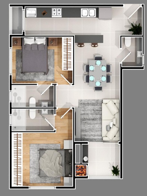 Apartamento à venda com 2 quartos, 98m² - Foto 10