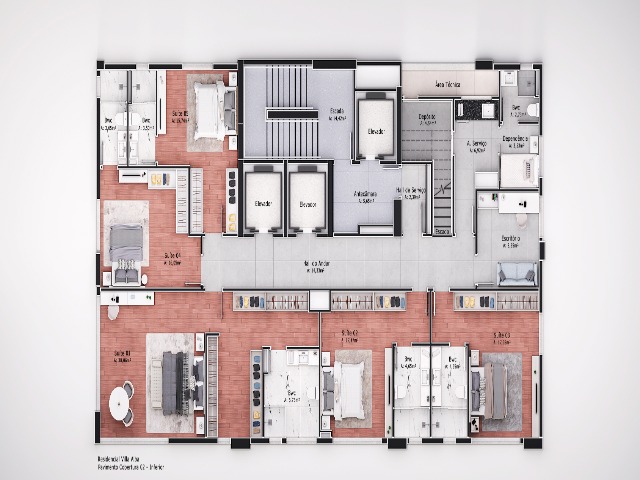 Apartamento à venda com 4 quartos, 238m² - Foto 37