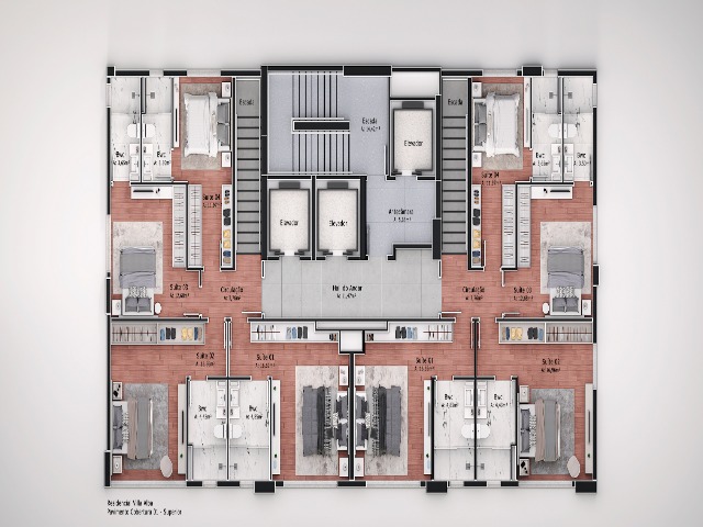 Apartamento à venda com 4 quartos, 238m² - Foto 36