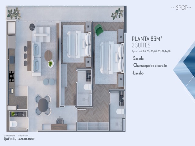 Apartamento à venda com 2 quartos, 93m² - Foto 25