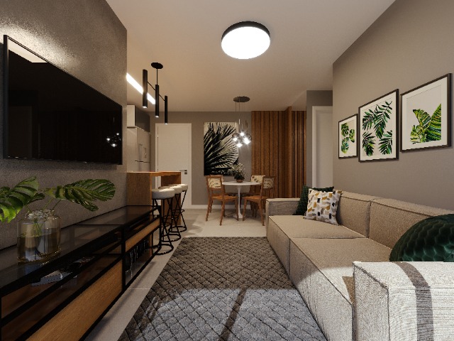 Apartamento à venda com 2 quartos, 58m² - Foto 1