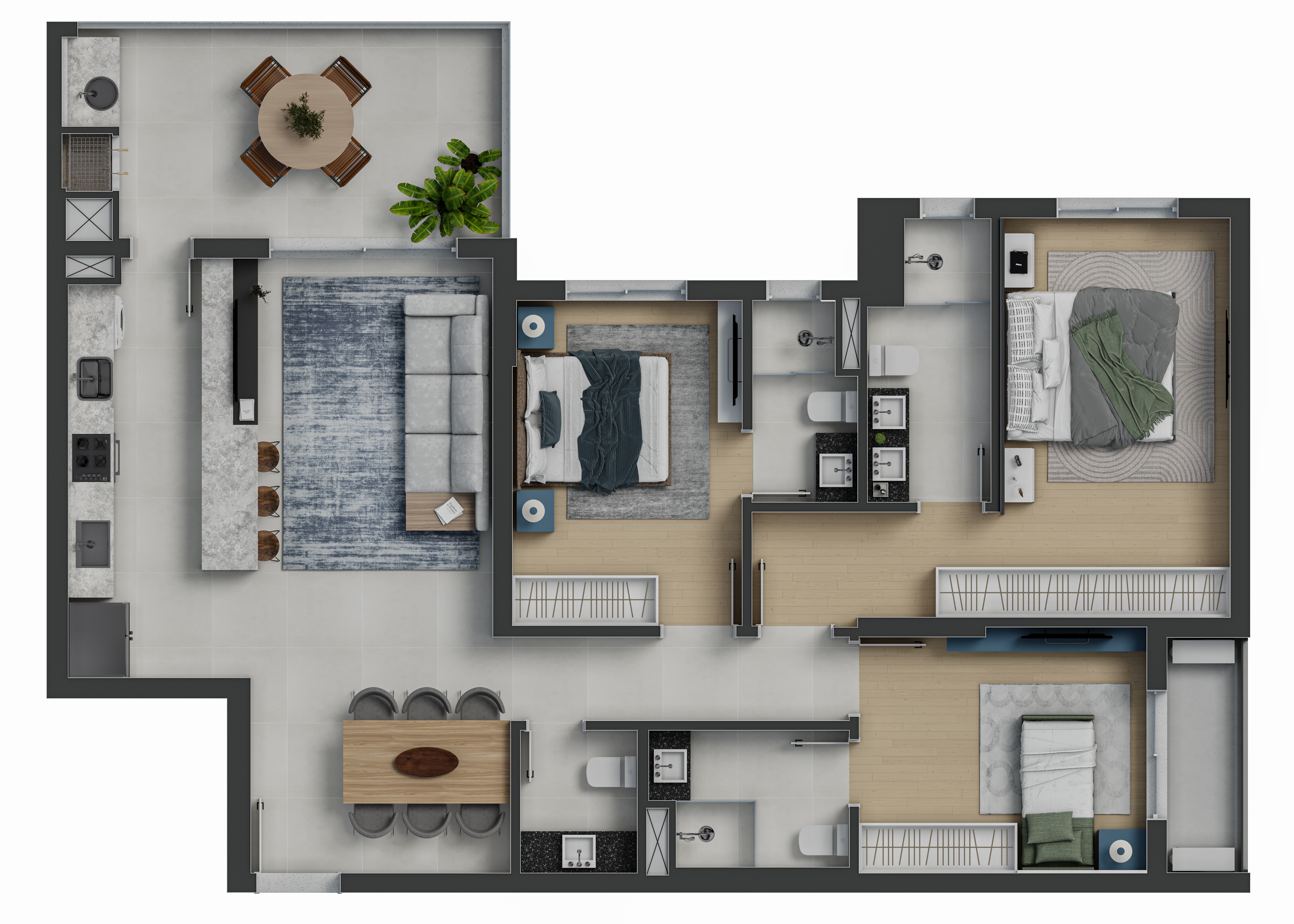 Apartamento à venda com 2 quartos, 86m² - Foto 43