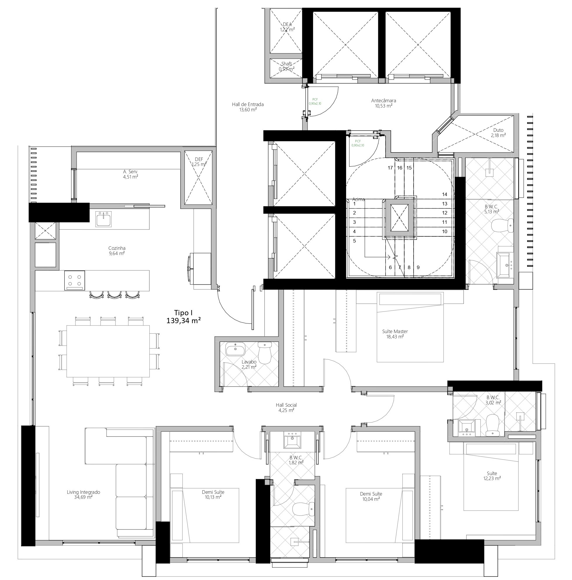 Apartamento à venda com 3 quartos, 125m² - Foto 5