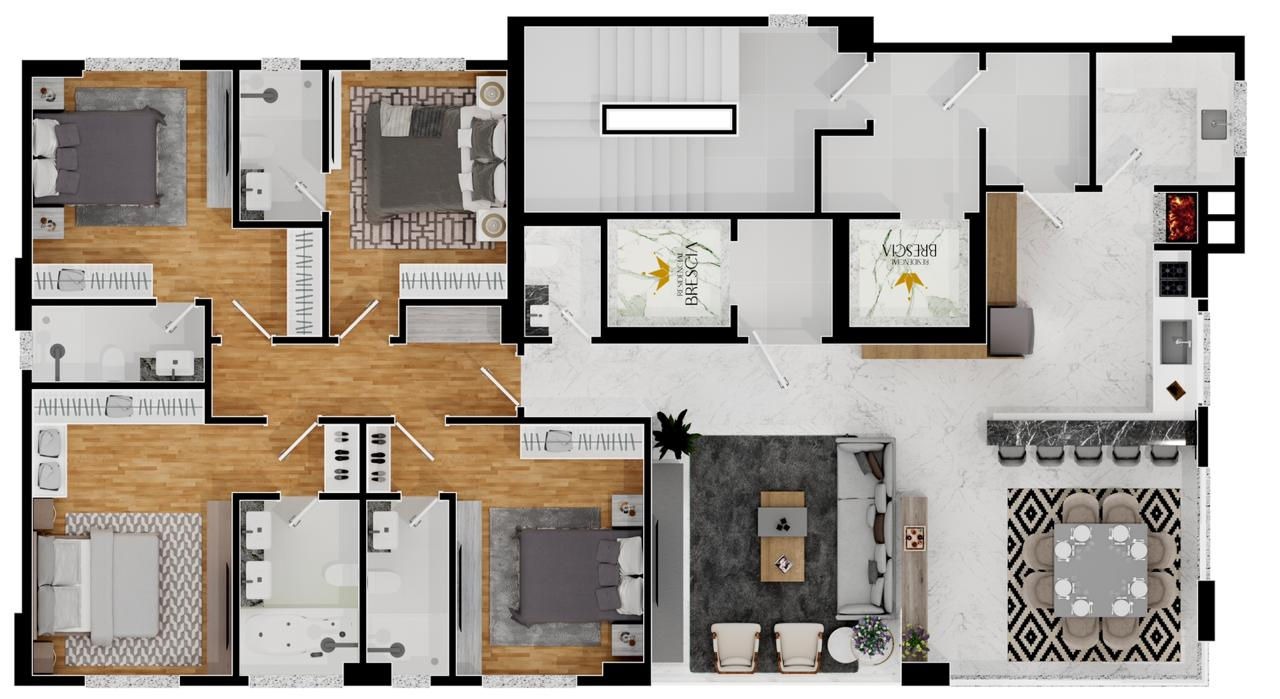 Apartamento à venda com 4 quartos, 170m² - Foto 35