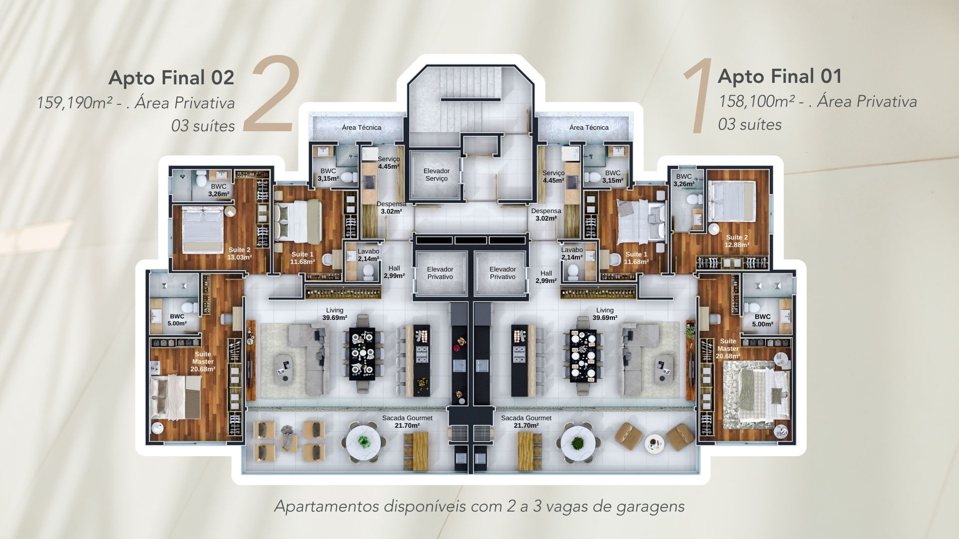 Apartamento à venda com 3 quartos, 159m² - Foto 21