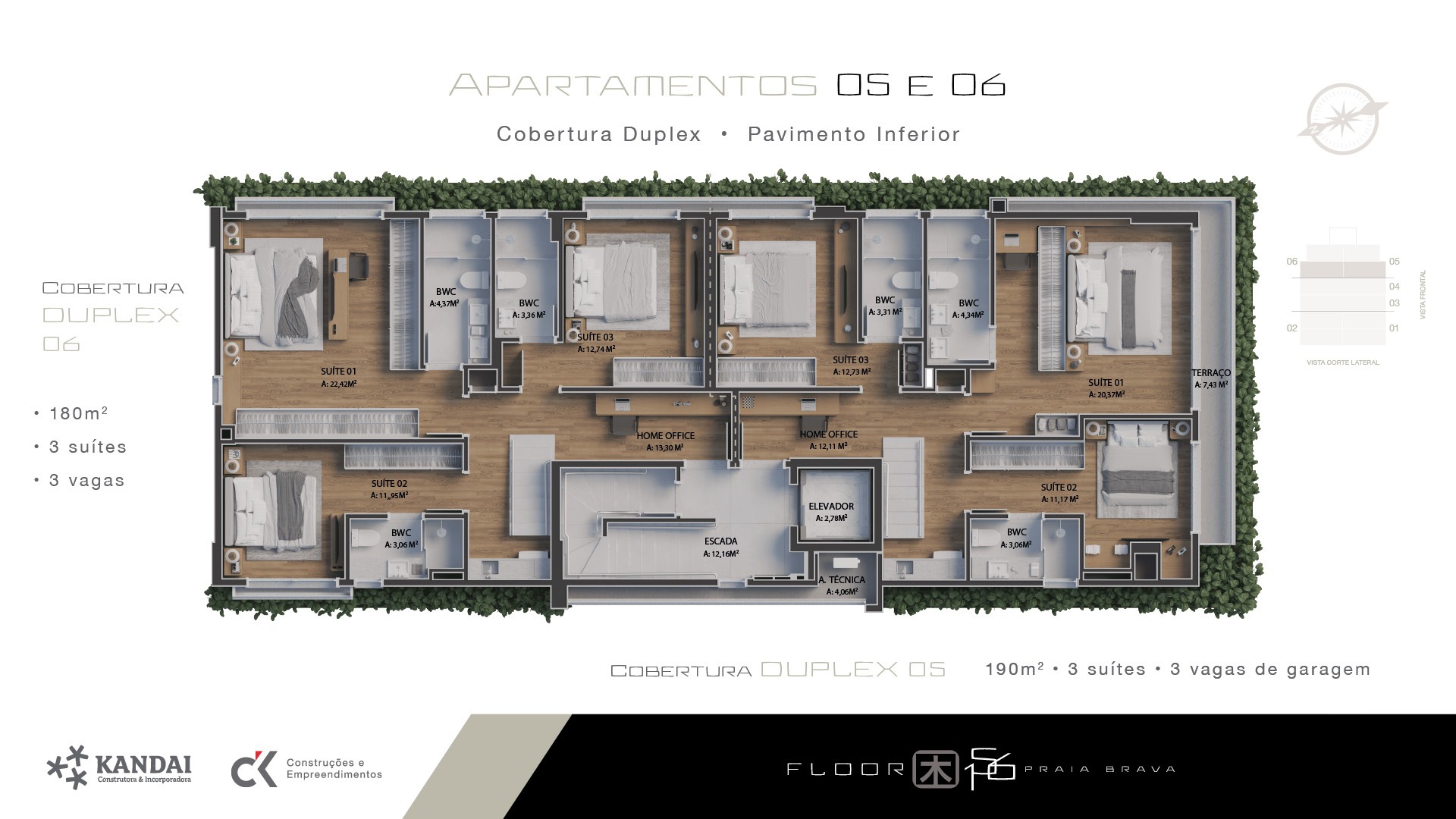 Apartamento à venda com 3 quartos, 195m² - Foto 17