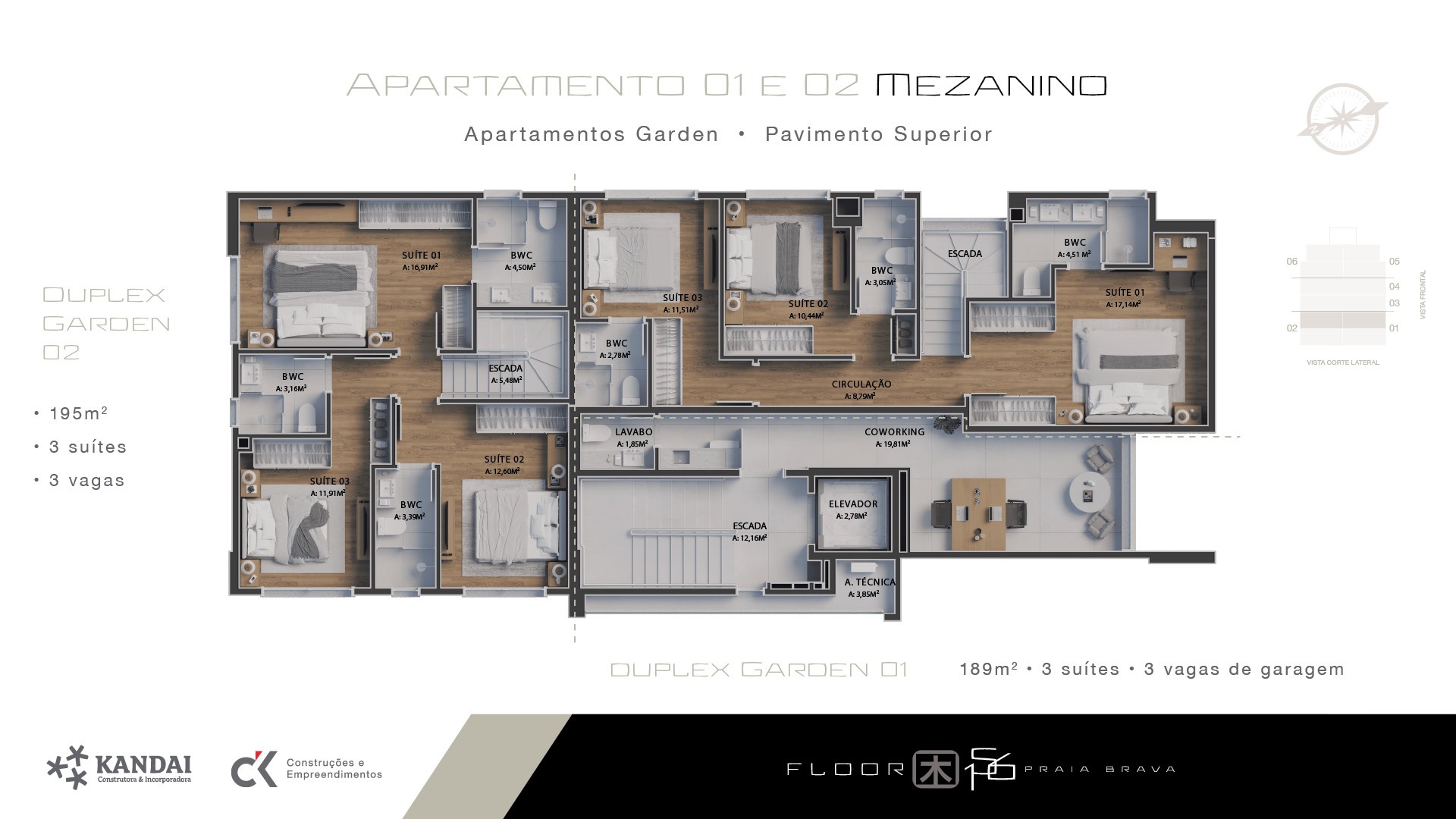 Apartamento à venda com 3 quartos, 195m² - Foto 18