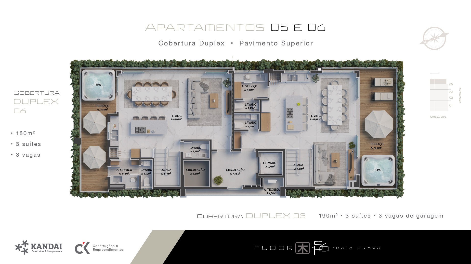 Apartamento à venda com 3 quartos, 195m² - Foto 16