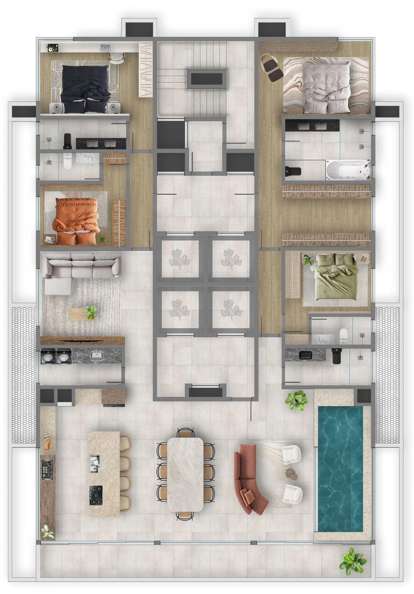 Apartamento à venda com 3 quartos, 132m² - Foto 8