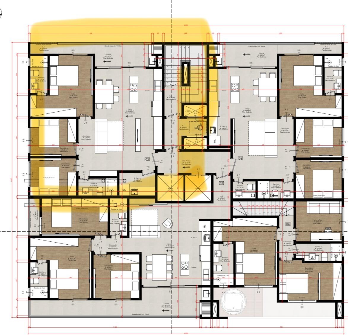 Apartamento à venda com 3 quartos, 108m² - Foto 16