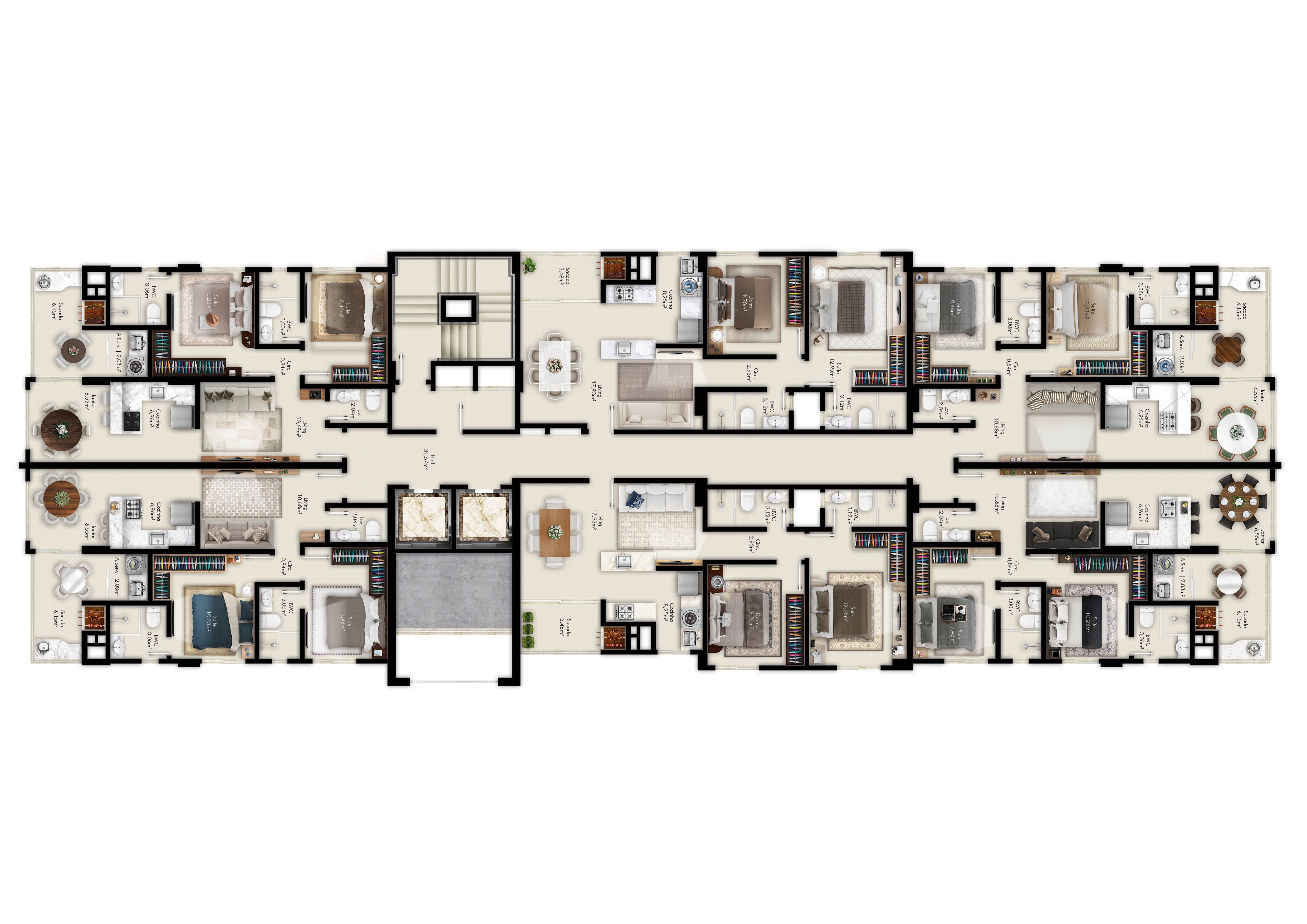 Apartamento, 2 quartos, 69 m² - Foto 16