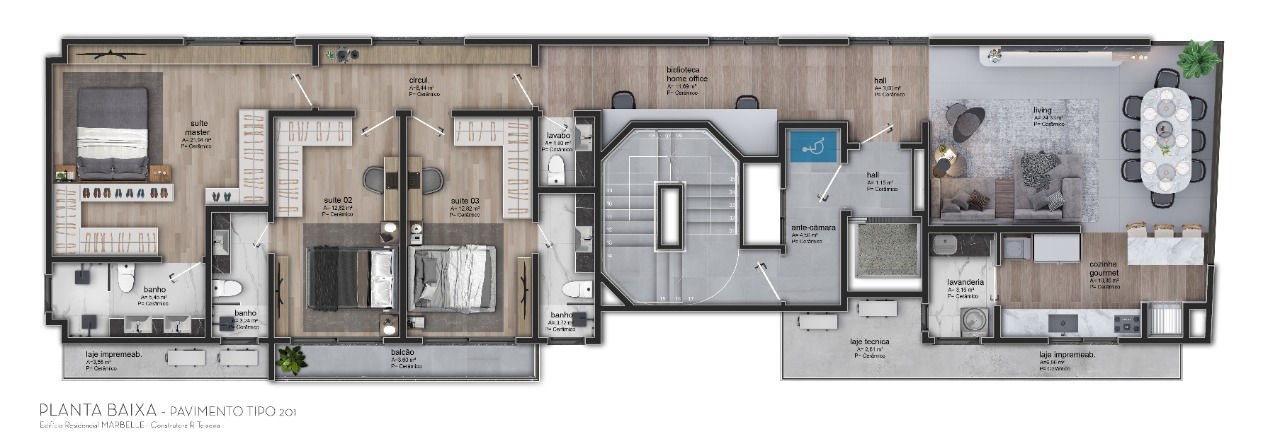 Cobertura, 4 quartos, 201 m² - Foto 14