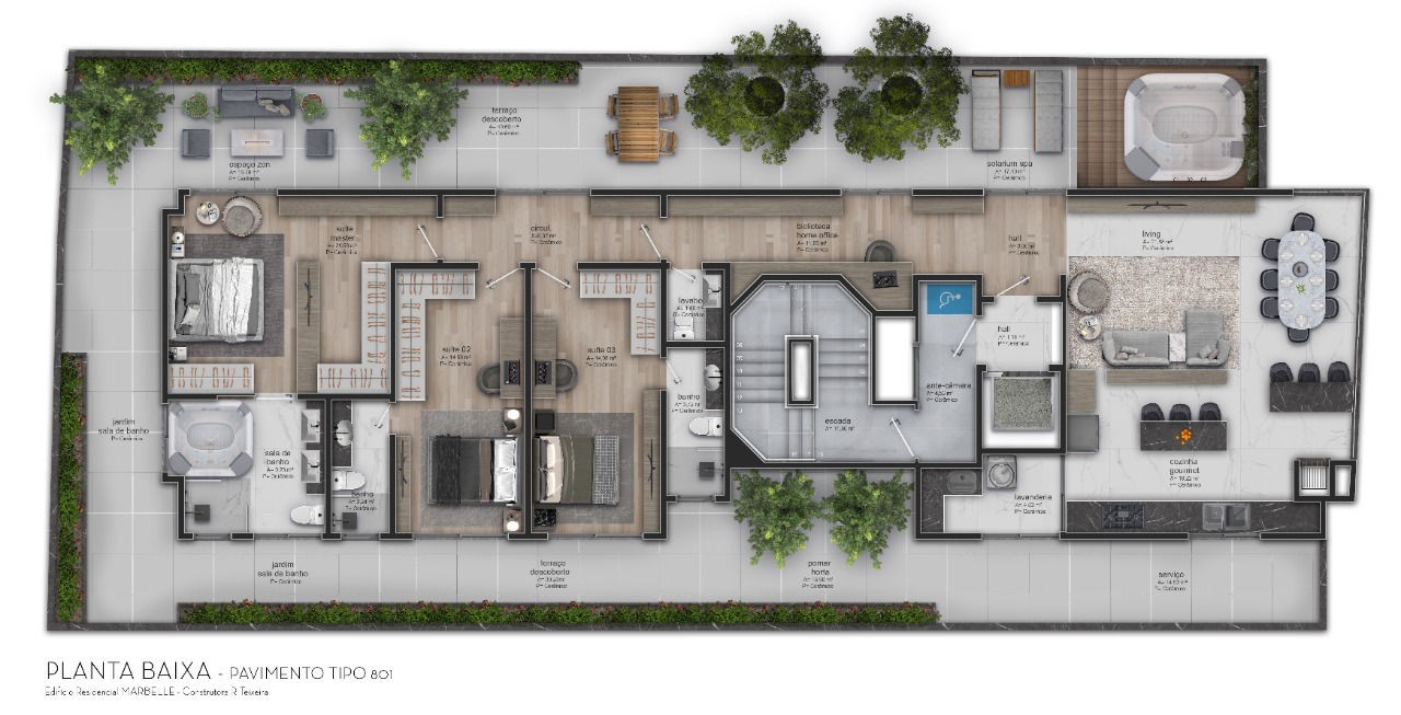 Cobertura, 4 quartos, 201 m² - Foto 15