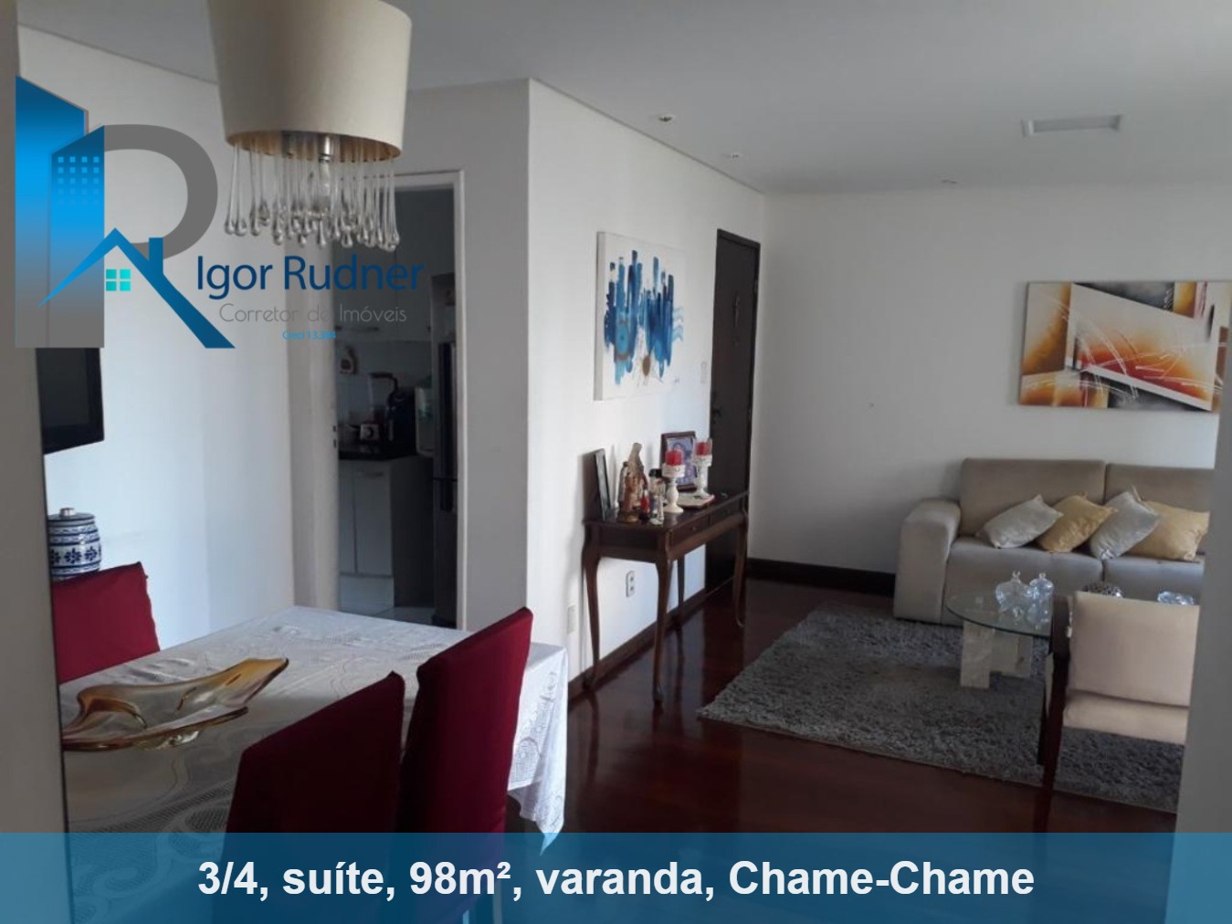 Apartamento, 3 quartos, 98 m² - Foto 1