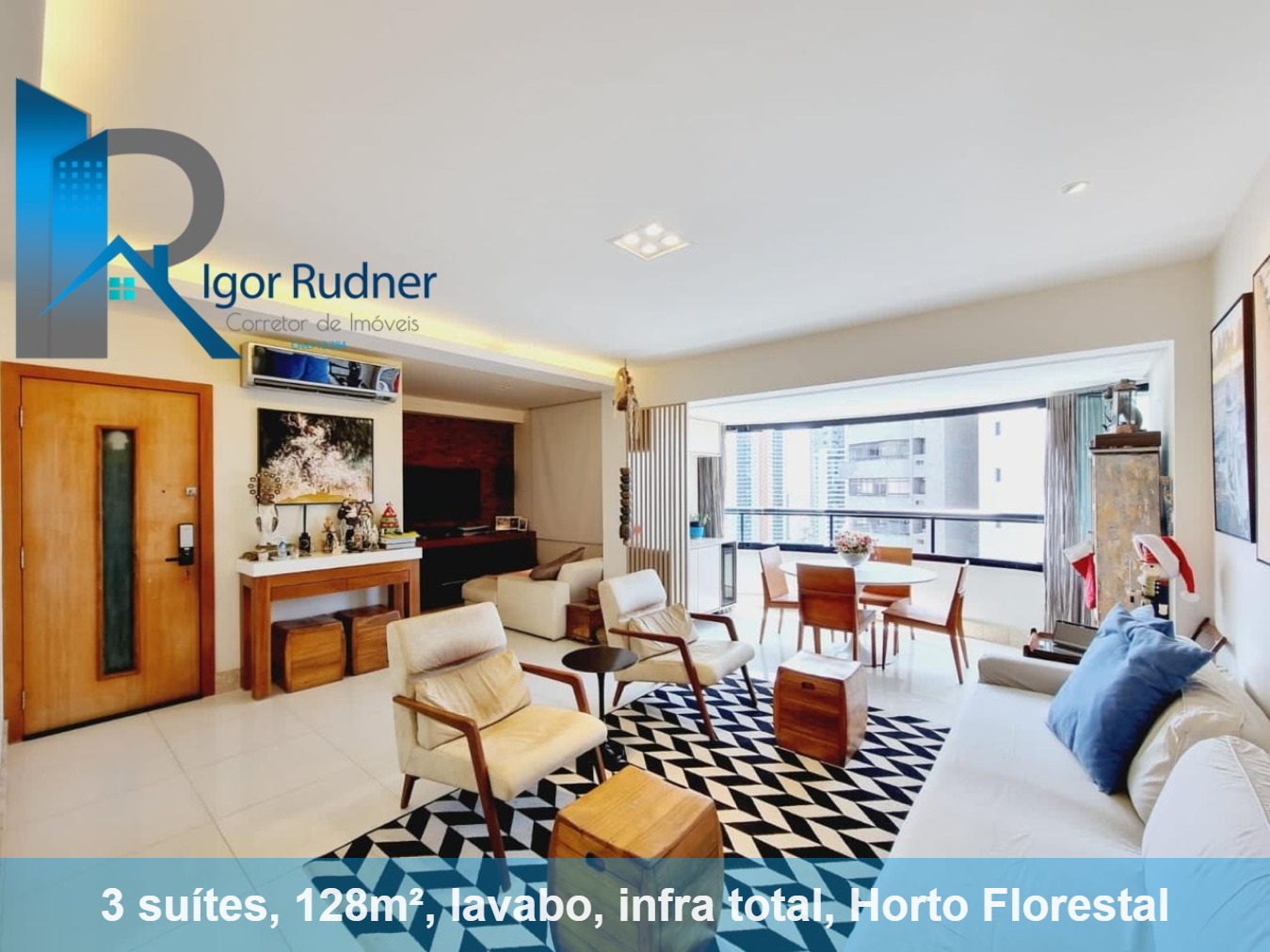 Apartamento, 3 quartos, 128 m² - Foto 1