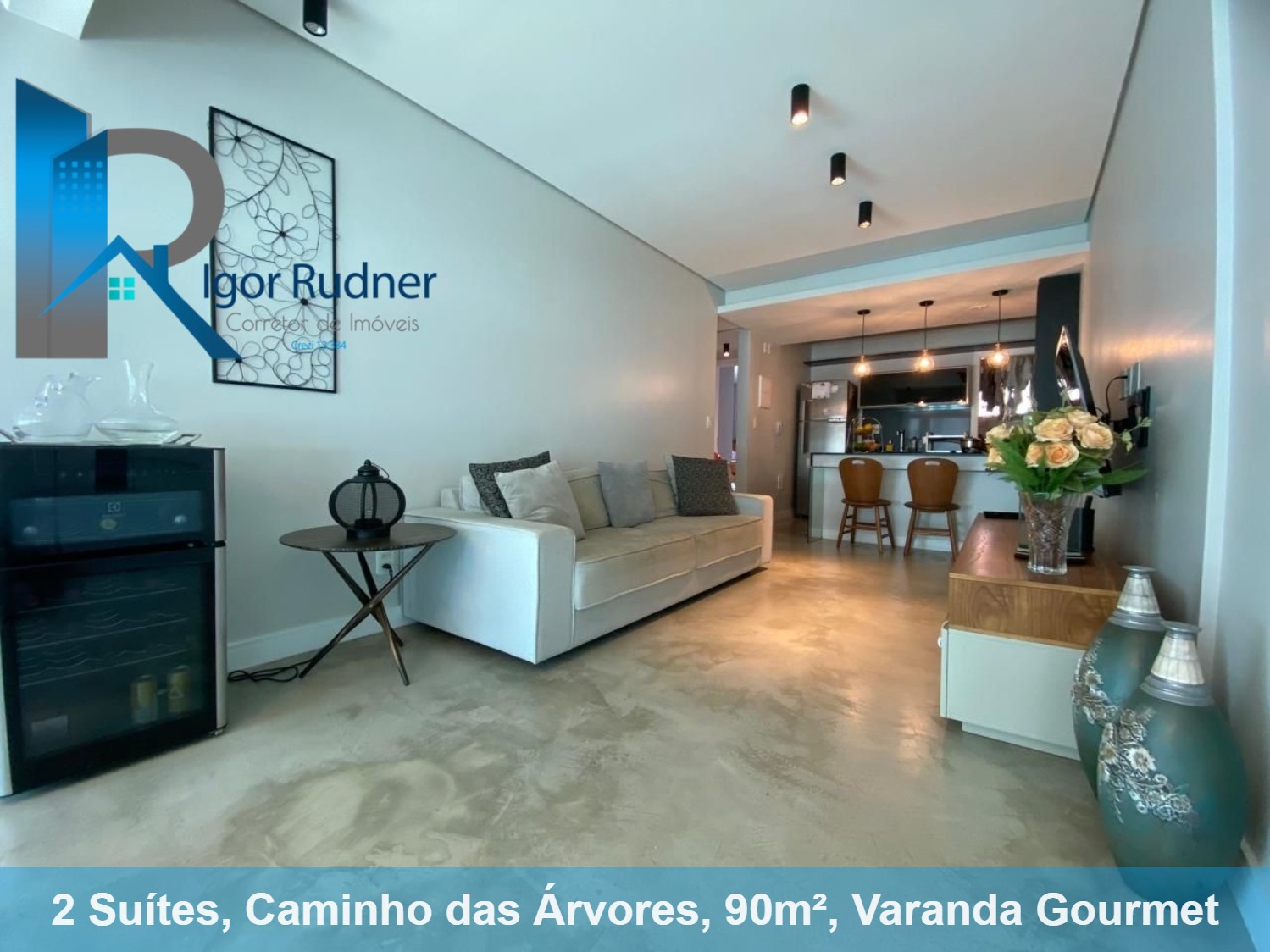 Apartamento à venda com 2 quartos, 90m² - Foto 1