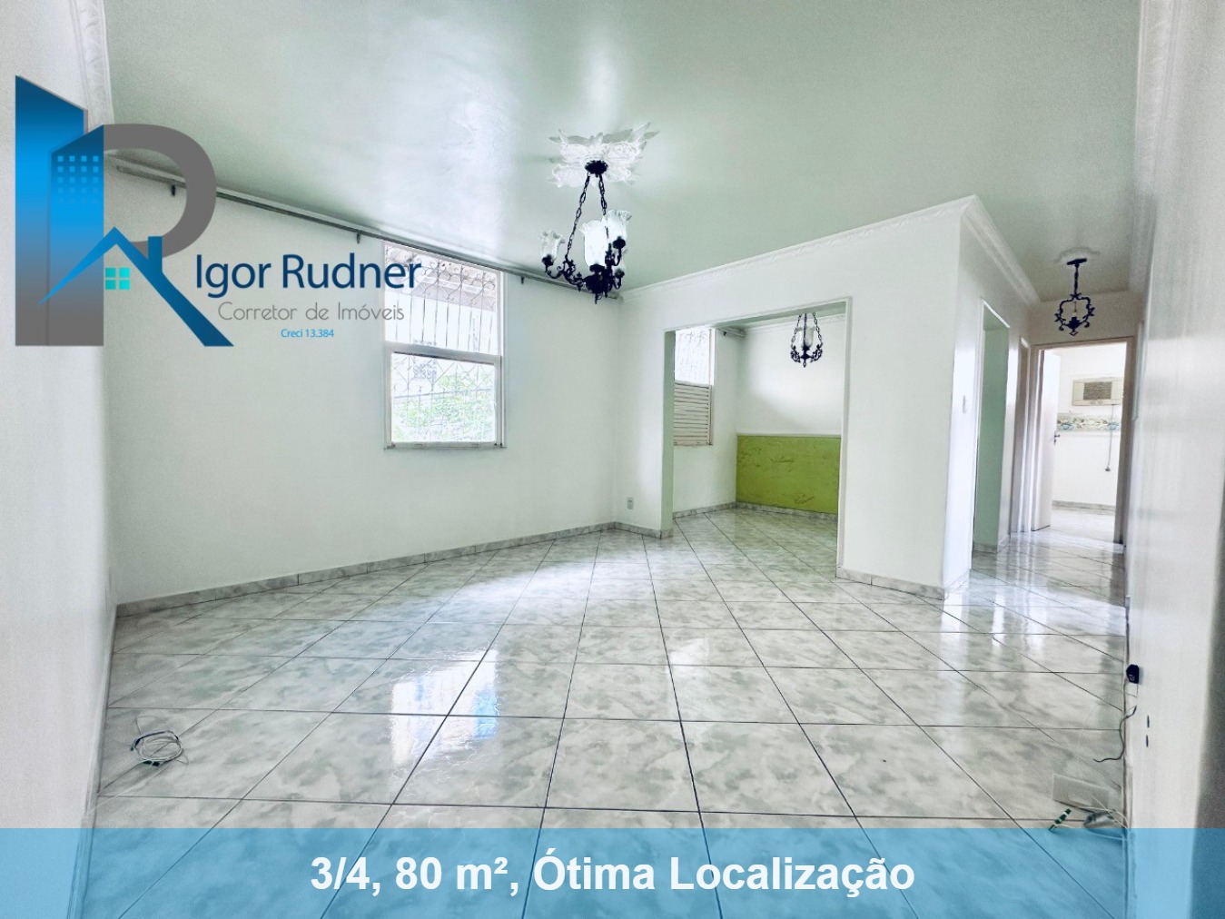 Apartamento à venda com 3 quartos, 80m² - Foto 1