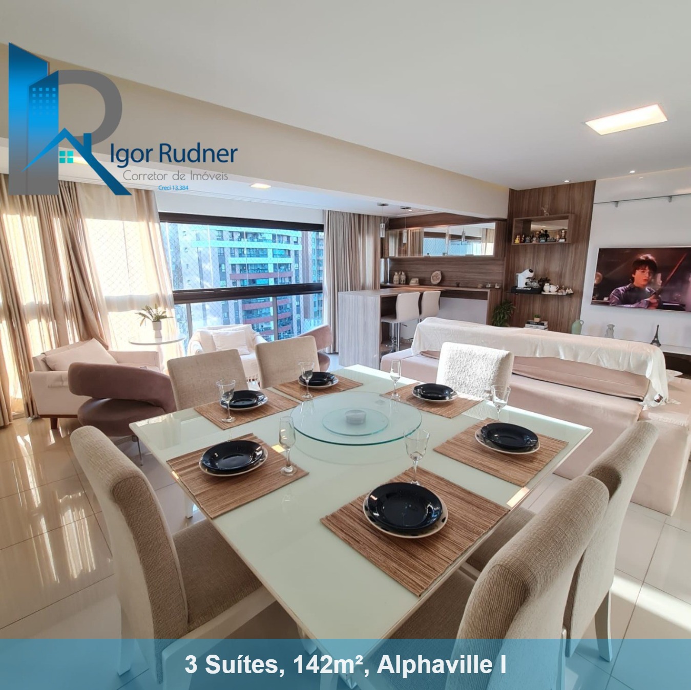 Apartamento, 3 quartos, 142 m² - Foto 1