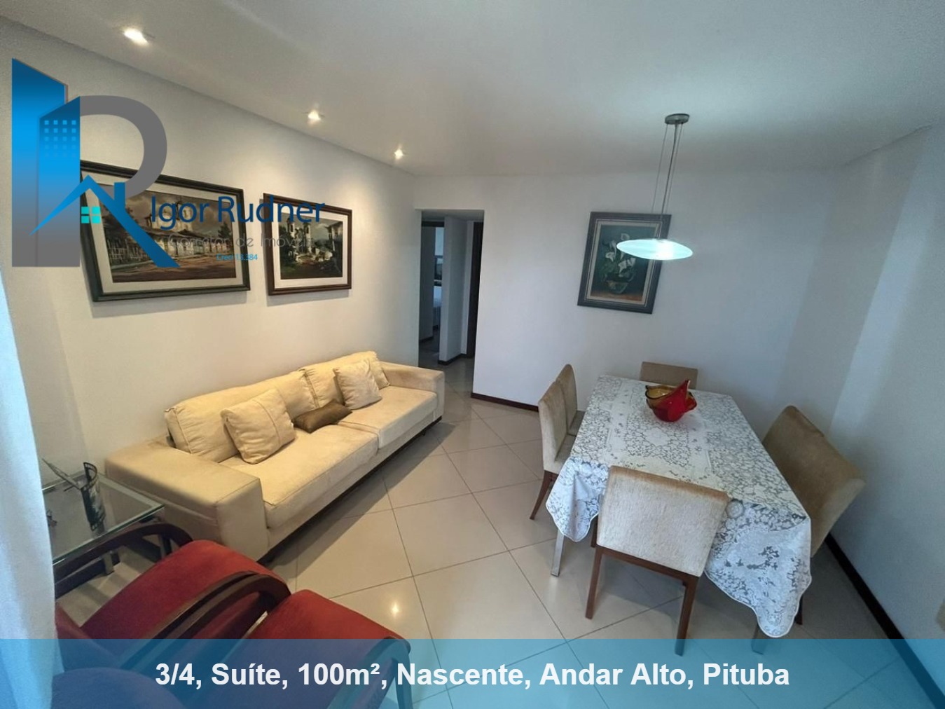 Apartamento, 3 quartos, 100 m² - Foto 1