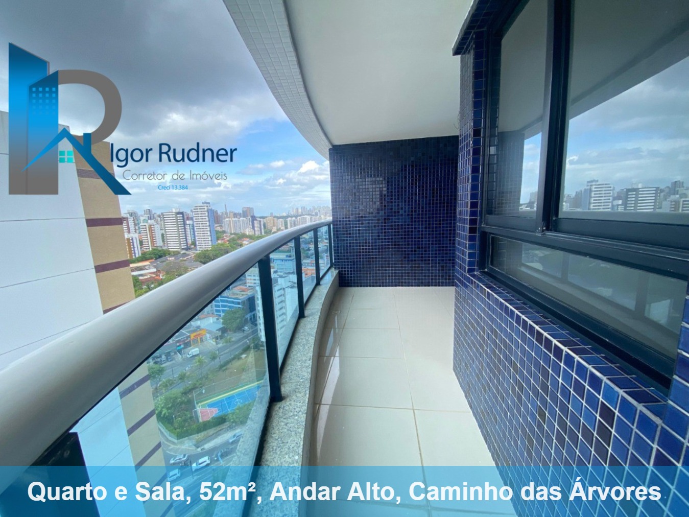 Apartamento à venda com 1 quarto, 52m² - Foto 1