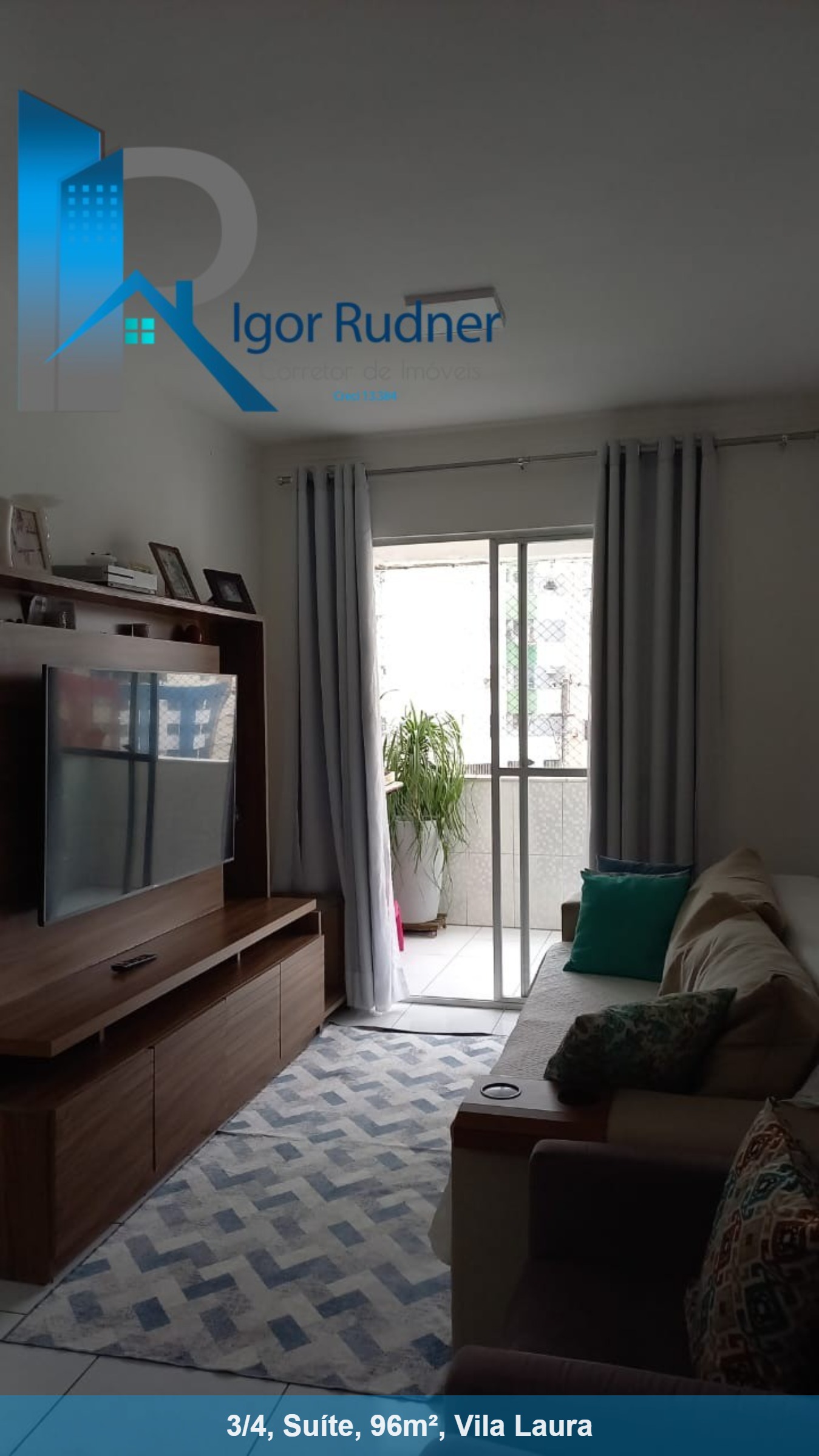 Apartamento à venda com 3 quartos, 96m² - Foto 1