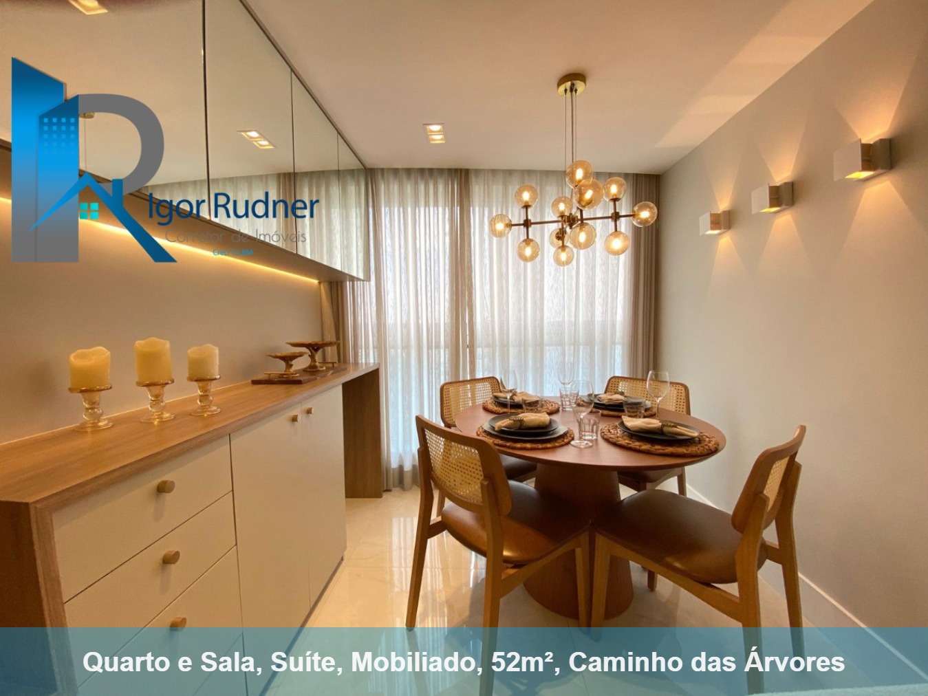 Apartamento à venda com 1 quarto, 52m² - Foto 1