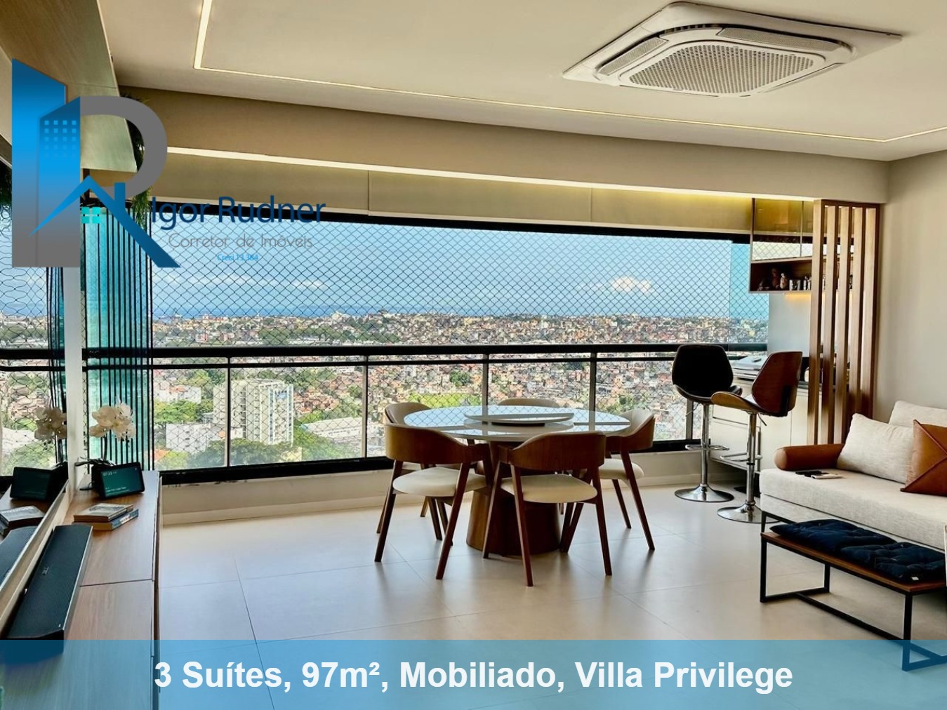 Apartamento à venda com 3 quartos, 97m² - Foto 1