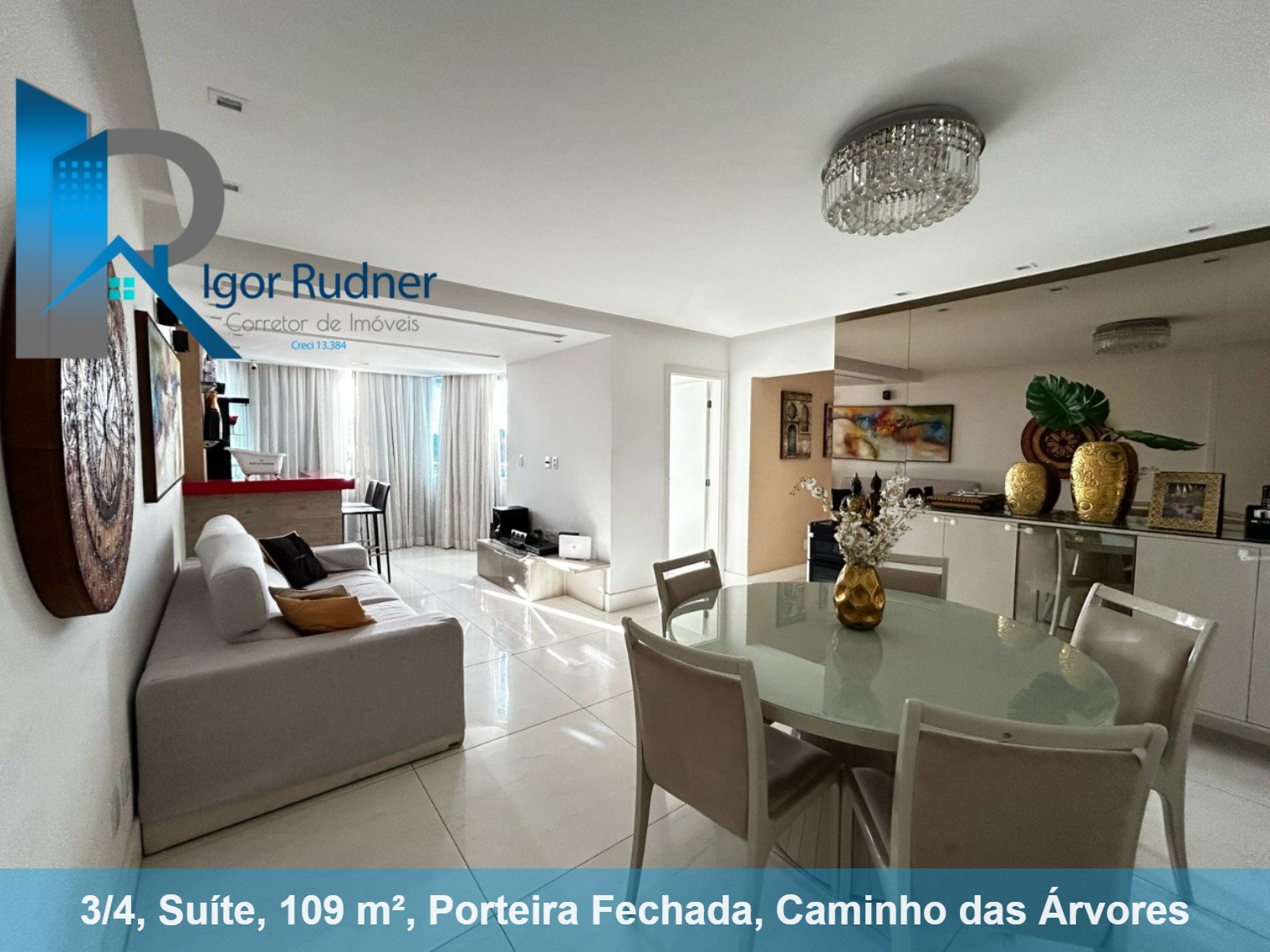 Apartamento, 3 quartos, 109 m² - Foto 1