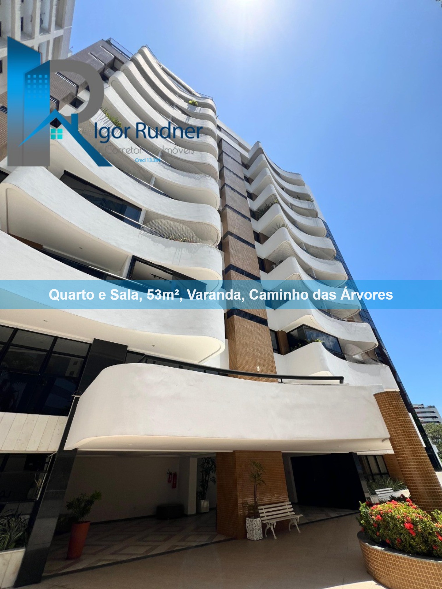 Apartamento à venda com 1 quarto, 53m² - Foto 1