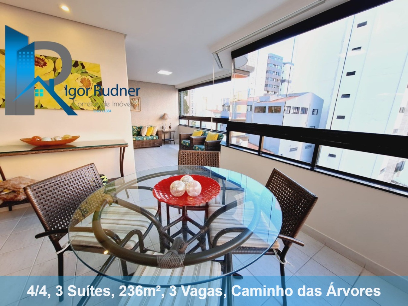 Apartamento à venda com 4 quartos, 236m² - Foto 1