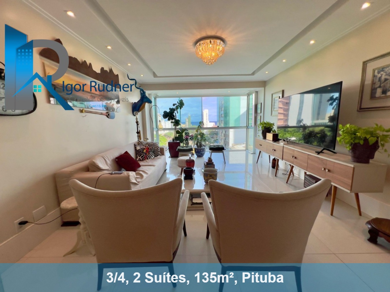 Apartamento à venda com 3 quartos, 135m² - Foto 1