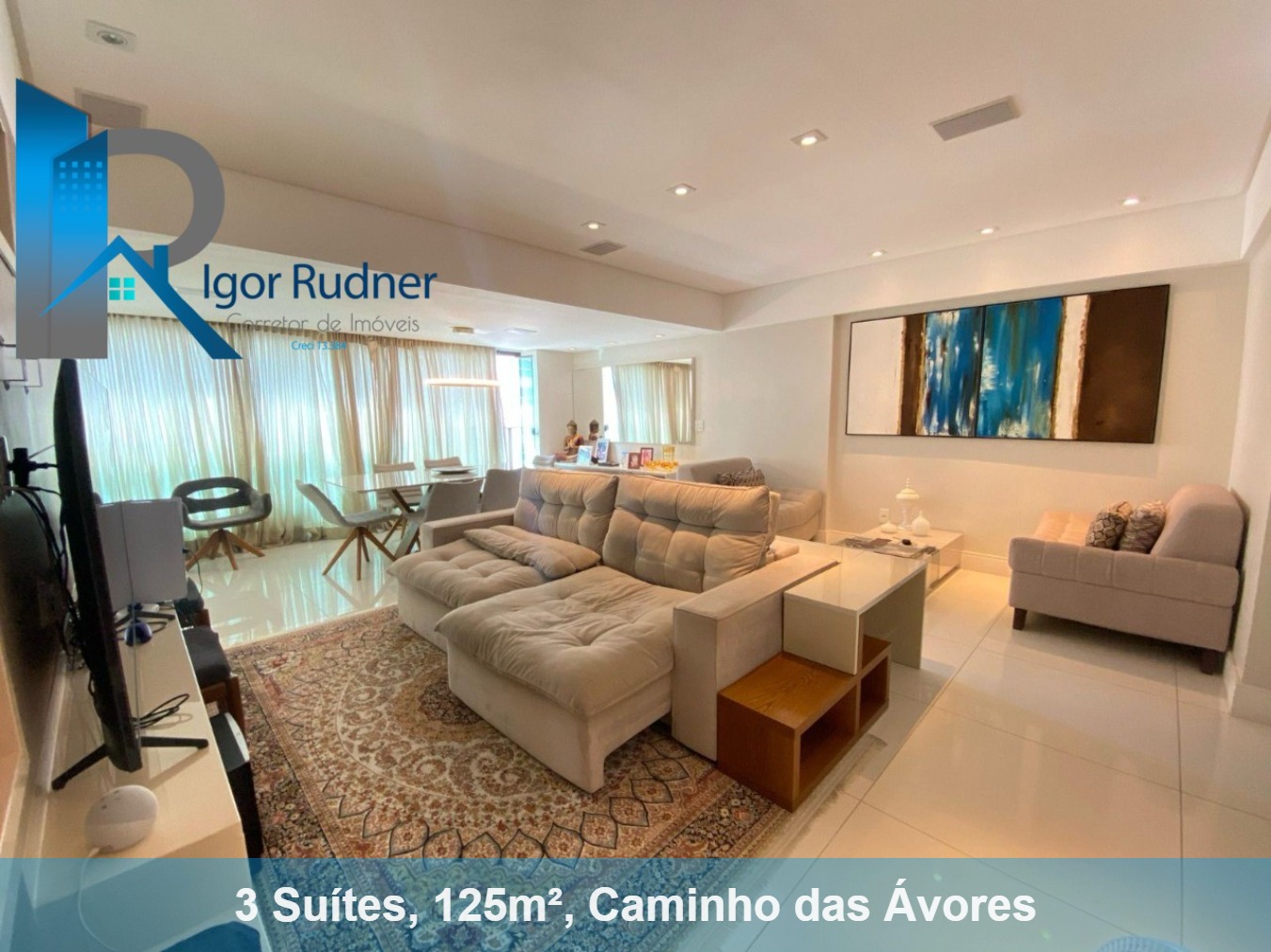 Apartamento, 3 quartos, 125 m² - Foto 1