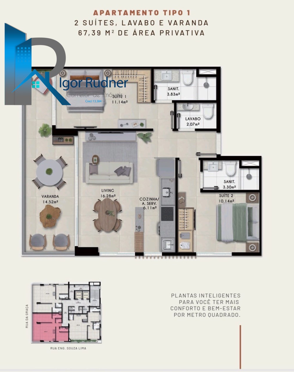 Apartamento, 2 quartos, 67 m² - Foto 16