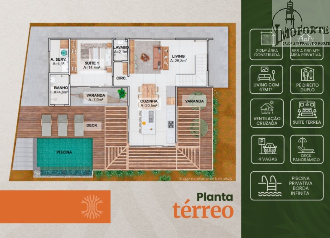 Casa de Condomínio à venda com 3 quartos, 212m² - Foto 11