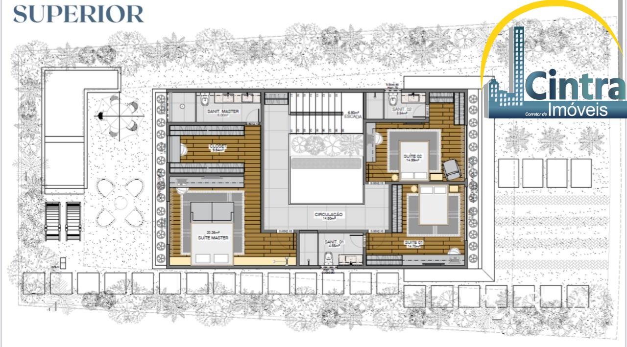 Casa de Condomínio à venda com 4 quartos, 378m² - Foto 3