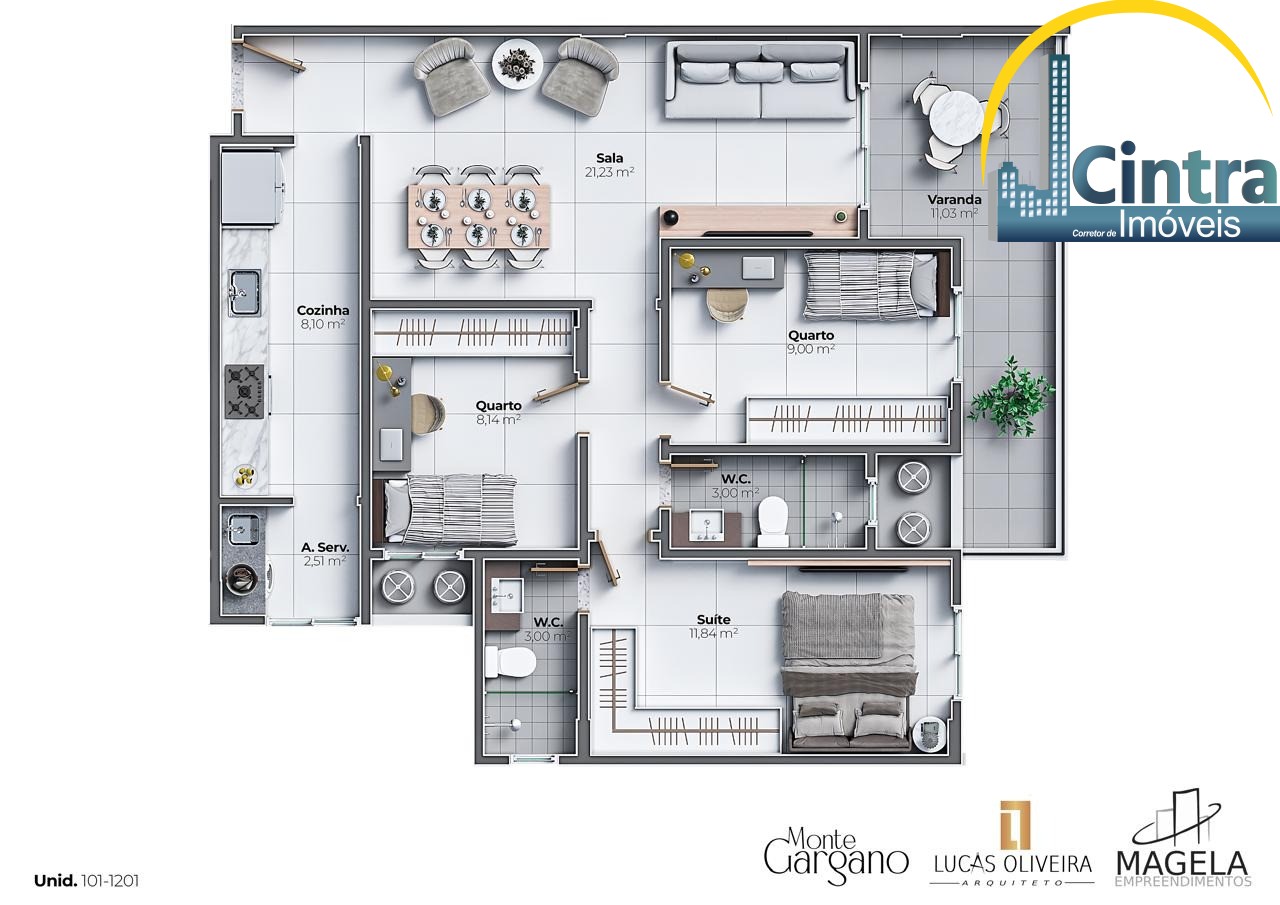 Apartamento, 3 quartos, 90 m² - Foto 6