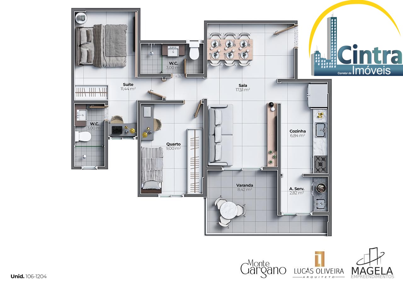 Apartamento, 3 quartos, 90 m² - Foto 7