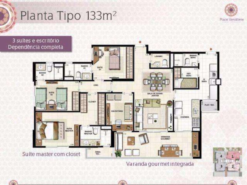 Apartamento à venda com 3 quartos, 113m² - Foto 27