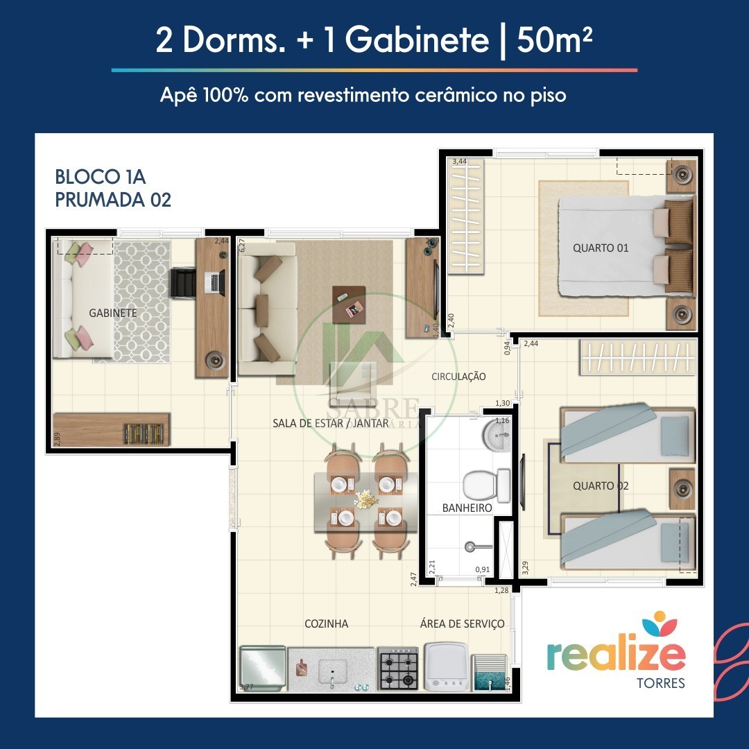 Apartamento à venda com 2 quartos, 42m² - Foto 9